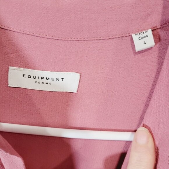 Equipment Jacquot Mesa Rose Mido button down utility dress - Picture 7 of 13